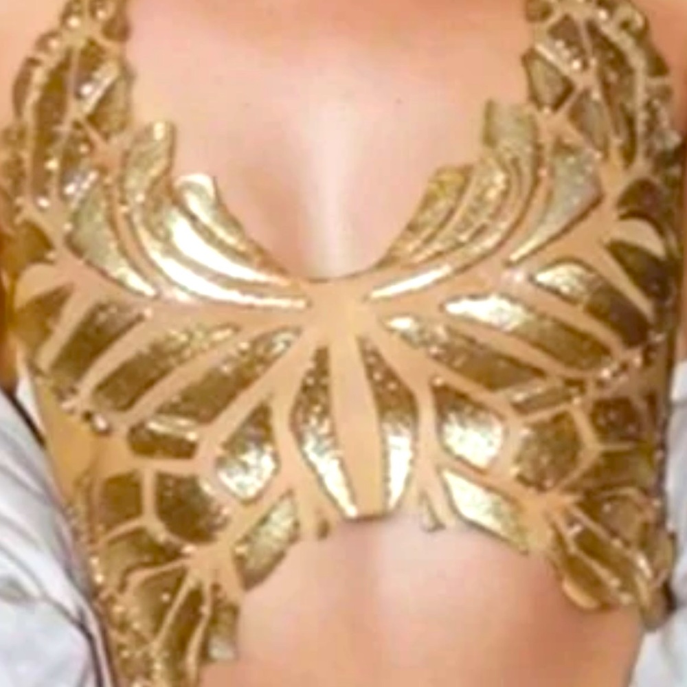 Butterfly halter top